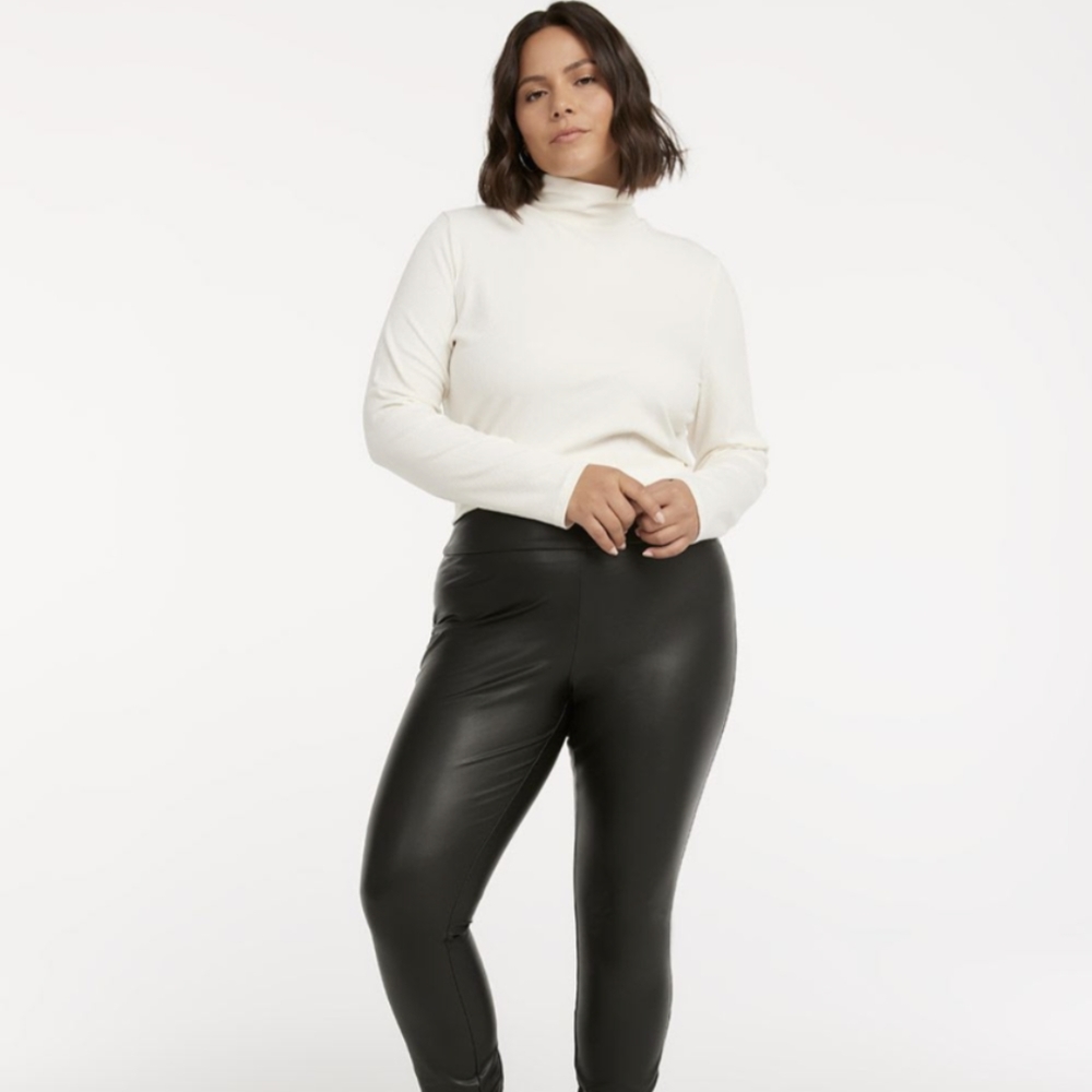 Addition Elle Faux Leather Legging Pants NWT Size 18/20